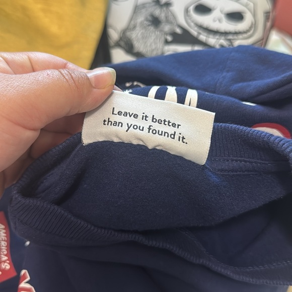 Parks Project For A Good Time Crewneck Sweatshirt Navy Small - Picture 7 of 10